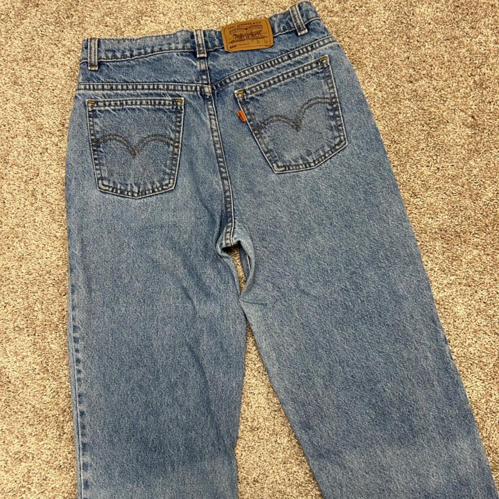 Vintage Levi's 550 Denim Jeans Men Size 30x32 Orange Tab Relaxed Fit Canada 90s